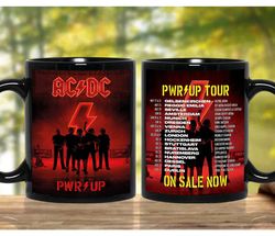2024 AC/DC Pwr Up World Tour Coffee Mug, Gift Fans - mug 11 oz