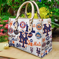 New York Mets Leather Handbag