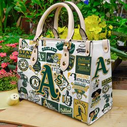 Oakland Athletics Leather Handbag