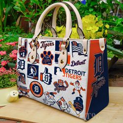 Detroit Tigers Leather Handbag