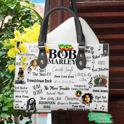 Bob Marley Leather Handbag