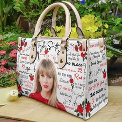 Taylor Swift Leather handBag,Taylor Swift Bag,Music Leather Handbag
