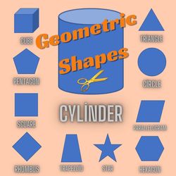 Printable Geometric Shapes / Geometric Shapes / Small Shapes / Instructive / Shapes Cutting