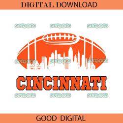 Cincinnati Bengals Football Skyline SVG,NFL svg,Super Bowl svg,Football svg, NFL bundle, NFL football, NFL, Super Bowl