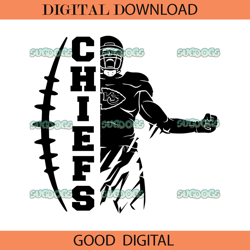 Chiefs Football Player SVG 1,NFL svg,Super Bowl svg,Football svg, NFL bundle, NFL football, NFL, Super Bowl
