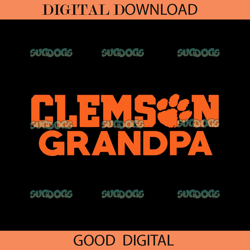 Clemson University Tigers Grandpa SVG ,NFL svg,Super Bowl svg,Football svg, NFL bundle, NFL football, NFL, Super Bowl
