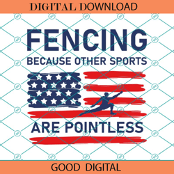 Fencing Because Other Sports Are Pointless Svg, Fence Svg, Sport Svg, Flag USA S,NFL svg,Super Bowl svg,Football svg, NF