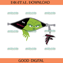Grinch Ew Haters Atlanta Falcons Logo SVG,NFL svg,Super Bowl svg,Football svg, NFL bundle, NFL football, NFL, Super Bowl