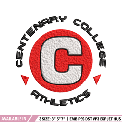 Centenary Gentlemen embroidery design, Centenary Gentlemen embroidery, logo Sport embroidery, NCAA embroidery