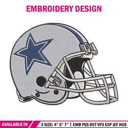 Dallas Cowboys Helmet embroidery design, Cowboys embroidery, NFL embroidery, sport embroidery, embroidery design