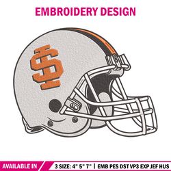 Idaho State Bengals Helmet embroidery design, Sport embroidery, logo sport embroidery, Embroidery design,NCAA embroidery