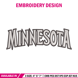 Minnesota Timberwolves logo embroidery design,NBA embroidery, Sport embroidery, Embroidery design,Logo sport embroidery