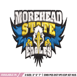 Morehead State Eagles embroidery, Morehead State Eagles embroidery, Football embroidery, NCAA embroidery