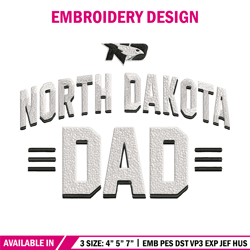 North Dakota logo embroidery design,NCAA embroidery,Embroidery design, Logo sport embroidery, Sport embroidery
