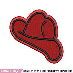 red hat embroidery design, red hat embroidery, logo design, embroidery file, logo shirt, digital download