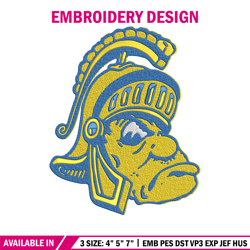 San Jose State logo embroidery design, NCAA embroidery, Sport embroidery, logo sport embroidery, Embroidery design