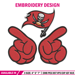 Tampa Bay Buccaneers embroidery design, Buccaneers embroidery, NFL embroidery, sport embroidery, embroidery design (2)