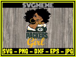 Nfl Packers Girl Logo SVG PNG DXF EPS JPG Clipart For Cricut Nfl Packers Girl Lo,NFL svg,NFL Football,Super Bowl, Super