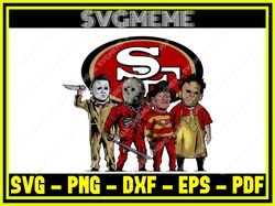 Slasher San Francisco 49ers Nfl SVG PNG DXF EPS PDF Clipart For Cricut Slasher S,NFL svg,NFL Football,Super Bowl, Super