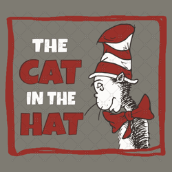 The Cat In The Hat Svg, Dr Seuss Svg, Dr Seuss The Cat In The Hat Svg299