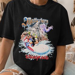 Disneyland Matterhorn Unisex T-Shirt Sweatshirt Hoodie, Matt