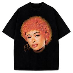 Ice Spice T-Shirt Munch Female Rapper Big Face New York Rap T-Shirt