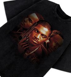 PAID IN FULL Mitch Ace & Rico Oil Paint Style Classic Hood Hip Hop Movie T-Shirt