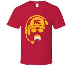 Andy Reid Frozen Moustache Kansas City Football Sports Fan T Shirt