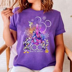 100th Anniversary Disney shirtDisney 100th Years Celebration TshirtMagic Kingdom family shirtsMickey n friends teeDisney