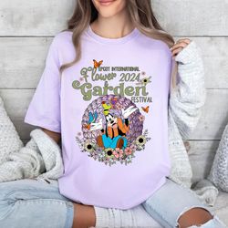 Disney Characters Epcot Shirt, Epcot International Flower & Garden Festival 2024 Shirt, Let the Magic Blossom, Epcot Fam