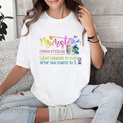 Momster Shirt, Disney Mom Shirt, Monster Inc Movie Shirt, Funny Mom Shirt, James Mike Randall Shirt, Disney Trip Shirt,