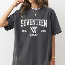 Seventeen Carat Shirt, Kpop Seventeen Shirt, Seventeen World Tour, Seventeen 17 Is Right Here, Seventeen Merch