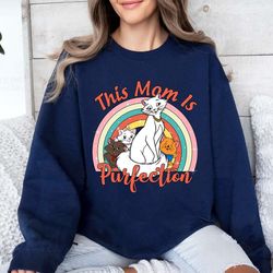 This Mom Is Purfection Shirt, Retro Disney Mothers Day The Aristocats Shirt, Disney Family Trip Tshirt, Shirts For Mom,