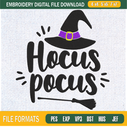 hocus pocus witch hat embroidery designs, halloween machine embroidery design, m,embroidery design,embroidery svg,machin