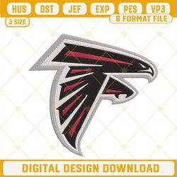 Atlanta Falcons Logo Embroidery Files, NFL Football Team Machine Embroidery Designs.jpg