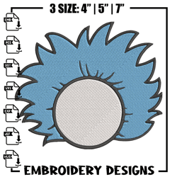 DrSeuss Day Embroidery Design, Dr Seuss Embroidery, Embroidery design, Embroidery File, Digital download