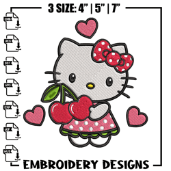 Hello kitty Embroidery Design, Haello kitty cartoon Embroidery, Embroidery File, Cartoon shirt, Digital download
