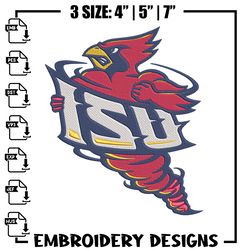 Iowa State University logo embroidery design, NCAA embroidery,Sport embroidery,Logo sport embroidery,Embroidery design