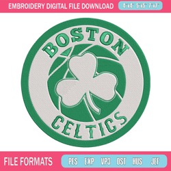 Boston Celtics logo embroidery design,NBA embroidery, Sport embroidery, Logo sport embroidery, Embroidery design