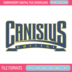 Canisius Golden Griffins embroidery design, NCAA embroidery, Sport embroidery, logo sport embroidery, Embroidery design