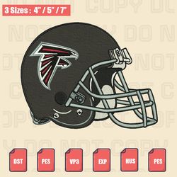 Atlanta Falcons Helmet Embroidery File, NFL Embroidery Designs, Machine Embroidery Design Files13