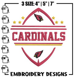 Arizona Cardinals embroidery design, Arizona Cardinals embroidery, NFL embroidery, sport embroidery,107