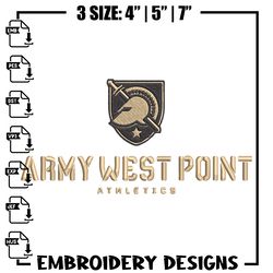 Army Black Knights Logo embroidery design, NCAA embroidery, Sport embroidery,Logo sport embroidery,E155