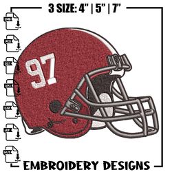 Auburn Tigers helmet embroidery design, NCAA embroidery, Embroidery design, Logo sport embroidery, S188