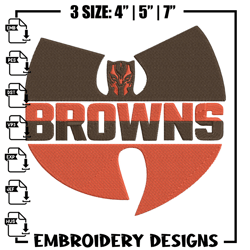 Cleveland Browns Black Panther embroidery design, Browns embroidery, NFL embroidery, sport embroider770