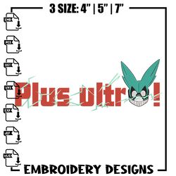 Deku logo Embroidery Design, My hero academia Embroidery, Embroidery File, Anime Embroidery,Anime sh982