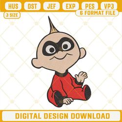 Baby Jack Jack Parr Embroidery Files, Incredibles Disney Embroidery Files.jpg