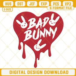 Bad Bunny Heart Machine Embroidery Designs.jpg