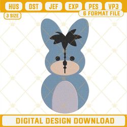 Eeyore Bunny Peep Embroidery Design, Disney Pooh Easter Day Embroidery File.jpg