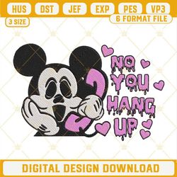 No You Hang Up Mickey Ghostface Embroidery Designs, Mickey Scream Calling Embroidery Files.jpg
